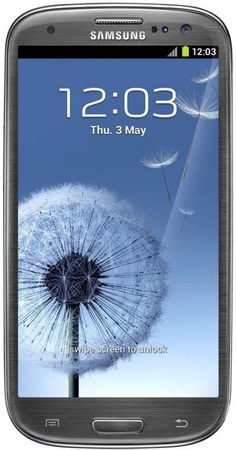 Смартфон Samsung Galaxy S3 GT-I9300 16Gb Titanium grey - Усинск